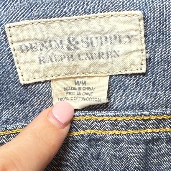 Denim & Supply Ralph Lauren - Dark Blue Jean Jacket Classic Trucker Style - Picture 6 of 6